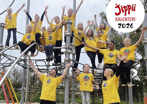 Jippii -seinäkalenteri 2026
